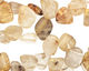 Rutilated Quartz Tumbled Nugget Drop 9-14x11-16mm