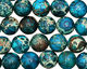 Dark Teal Impression Jasper Round 12mm