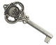 Nunn Design Antique Silver (plated) Large Key Pendant 73x31mm