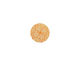 Lillypilly Orange Geometrics Anodized Aluminum Disc 11mm, 24 gauge