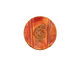 Patricia Healey Copper Round w/ Rope Spiral 2 Hole Bead 19mm