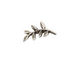 Nunn Design Antique Silver (plated) Fern Toggle Bar 19x9mm