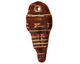 Earthenwood Studio Ceramic Rusty Engine Spark Plug Pendant 18x41mm