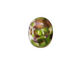 Grace Lampwork Wisteria Garden Rondelle 9x14mm