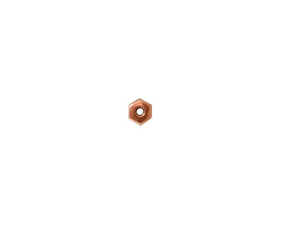 TierraCast Antique Copper (plated) Hex Heishi 4mm