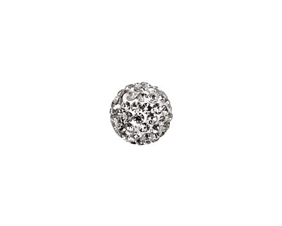 Crystal Pave Round 10mm