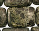 Green Conglomerate Jasper Thin Pillow 35x25mm