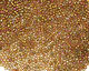 TOHO Gold Lustered Dark Topaz Round 15/0 Seed Bead