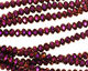 Metallic Gold Raspberry Crystal Faceted Rondelle 4mm