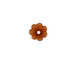Matte Smoky Topaz Lucite Daisy 3x10mm