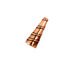 Antique Copper (plated) Small Spiral Cone 17x6mm
