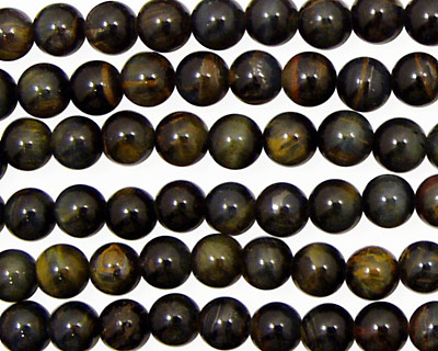 Blue Tiger Eye Round 6mm