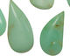 Chrysoprase Flat Freeform Drops 16x25-23x45mm