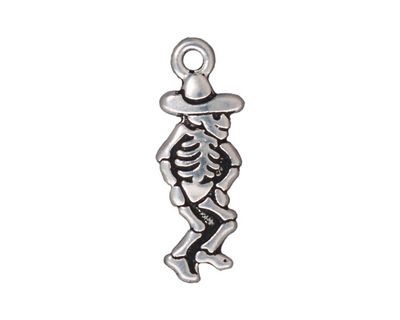 TierraCast Antique Silver (plated) Dancing Señor 11x28mm