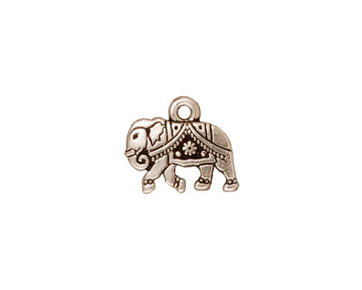 TierraCast Antique Silver (plated) Gita Charm 13x12mm