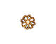 TierraCast Antique Gold (plated) Open Scalloped Bead Cap 12mm