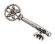 Green Girl Pewter Butterfly Key Pendant 14x44mm
