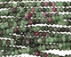 Ruby Zoisite Faceted Rondelle 2x4mm