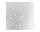 Lillypilly Silver Daisy Anodized Aluminum Sheet 3"x3", 22 gauge
