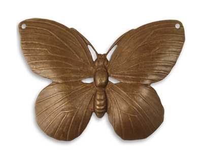 Vintaj Natural Brass Lunarfly 50.5x40mm