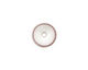 C-Koop Enameled Metal White Chip 3-4x12-13mm