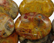 Crazy Lace Agate (red) Flat Oval 30x22mm