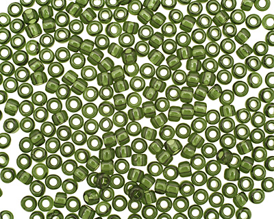 TOHO Transparent Olivine Round 8/0 Seed Bead