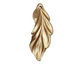 Lucite Gold Twisted Leaf 14x37mm