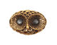 Green Girl Bronze Owl Face (w/ Sapphire Eyes) Link 30x22mm