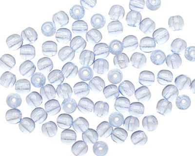 Czech Glass Light Sapphire Round 4mm