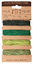 Shades of Emerald Hemp Twine 10 lb, 42 ft x 4 colors