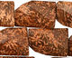 Star Jasper Faceted Twisted Freeform Slab 30x20mm