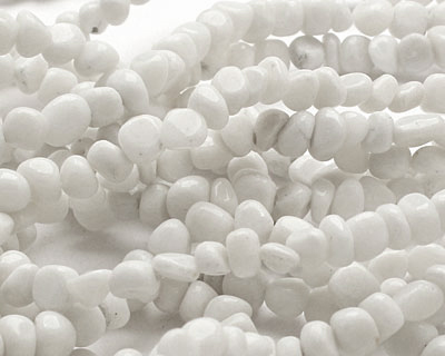 White Agate Mini Tumbled Nugget 4-6mm