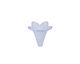 Lucite Glacier 5 Petal Bellflower 23x22mm