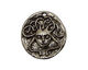 Green Girl Pewter Medusa Coin 24x26mm