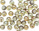 Czech Glass Luster Transparent Green Round 6mm