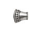 Pewter Triangle w/ Ropes & Dots (Large Hole) 16mm