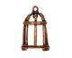 Ezel Findings Antique Copper Bird Cage Pendant 16x31mm