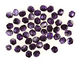 Czech Fire Polished Glass Coated Mirror Indigo Round 4mm