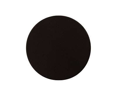 Lillypilly Black Anodized Aluminum Disc 25mm, 22 gauge