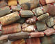 Red Creek Jasper (matte) Thin Pillow 15-30x15mm
