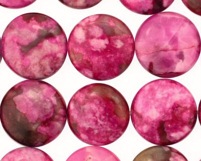 Sugilite Jasper Puff Coin 15mm