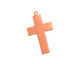 Copper Cross Blank Pendant 15x26mm