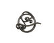 Gunmetal Swirly Toggle Clasp 18x16mm, 22mm bar