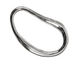 Silver (plated) Organic Ring 40x24mm