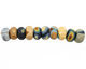 Humble Beads Polymer Clay Van Gogh's Starry Night Disk 8-9x12-13mm