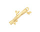 Ezel Findings Gold (plated) Lucky Tree Pendant 14x27mm