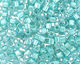 TOHO Aqua (with Light Jonquil Lining) Cube 3mm Seed Bead
