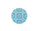 Lillypilly Turquoise Baroque Anodized Aluminum Disc 19mm, 24 gauge
