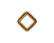 TierraCast Antique Gold (plated) 8mm Diamond Bead Frame 16mm
